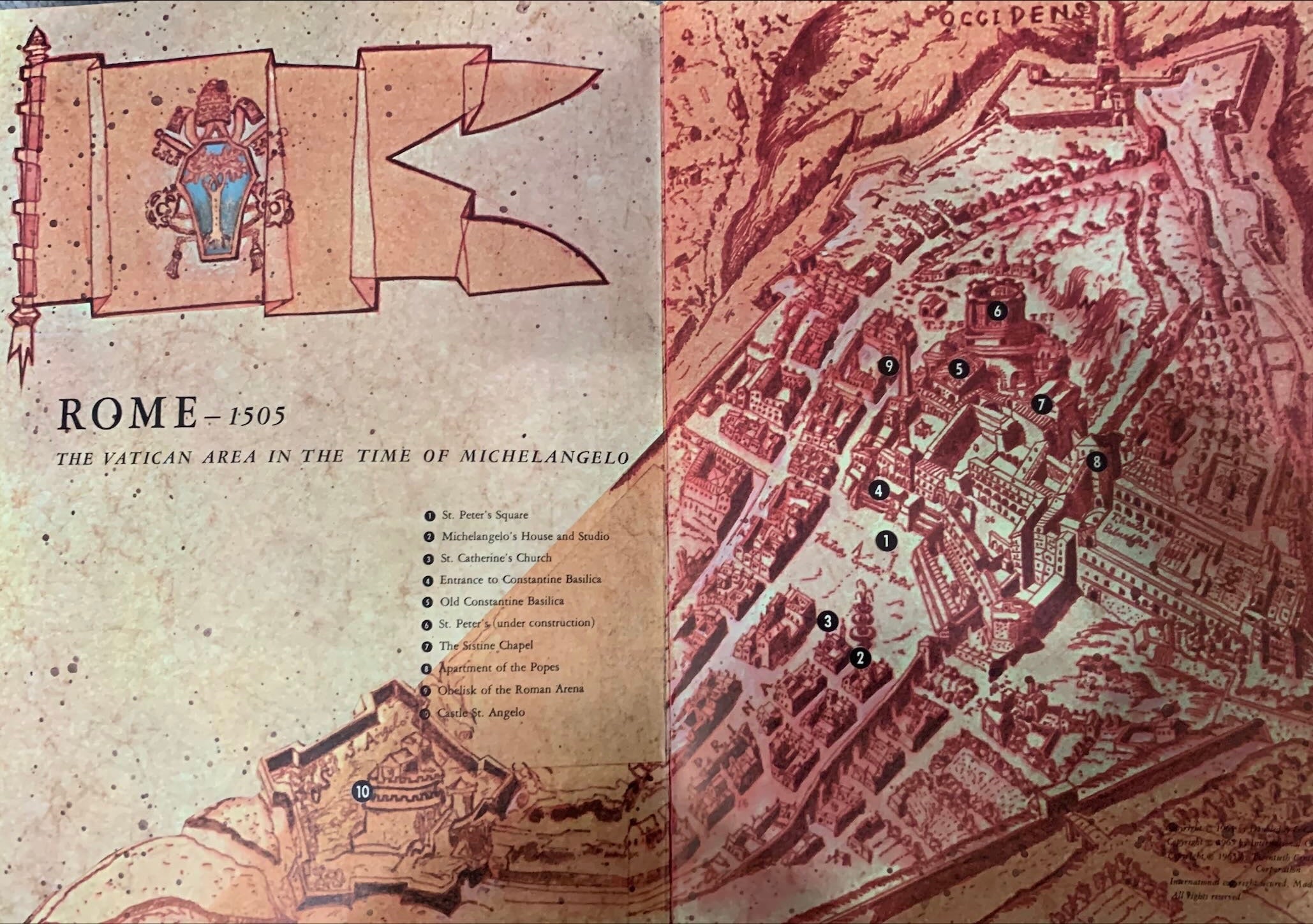 The Agony and the Ecstasy, Charlton Heston original movie souvenir book