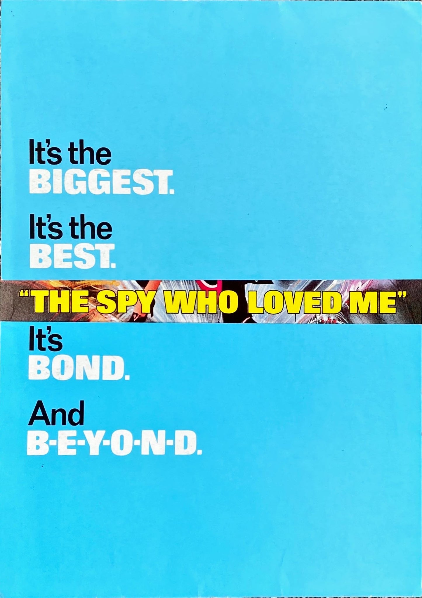960 SPY WHO LOVED ME (2) promo brochure combo 1977 - Roger Moore as James Bond