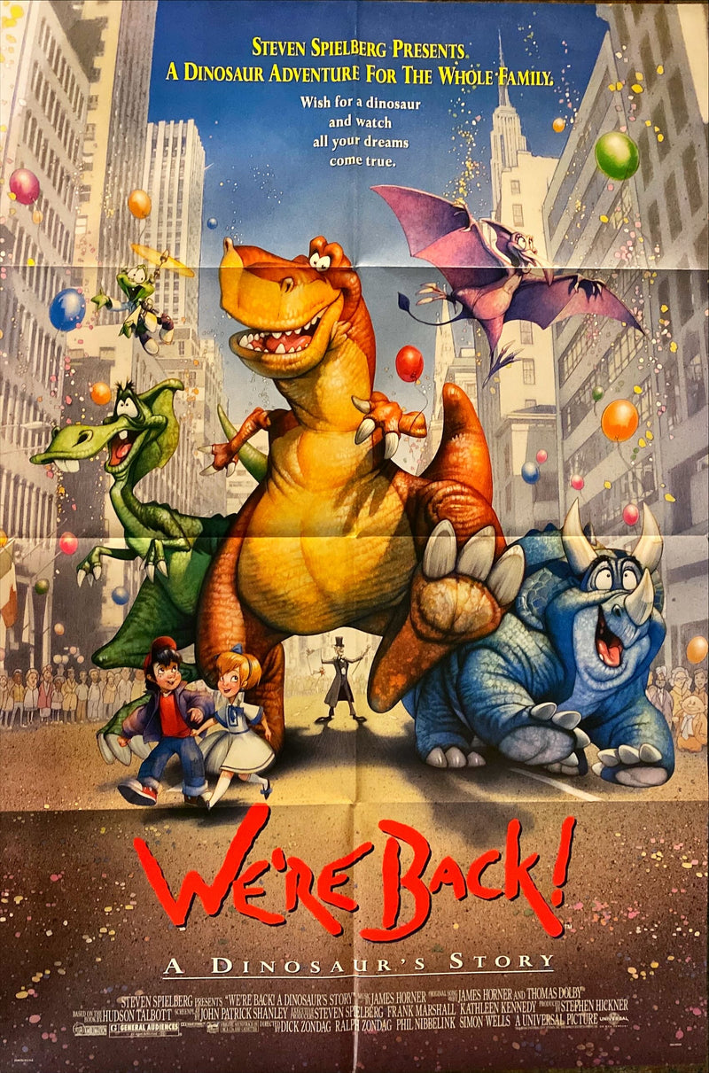 We're Back: A Dinosaur's Story int'l 1sh '93