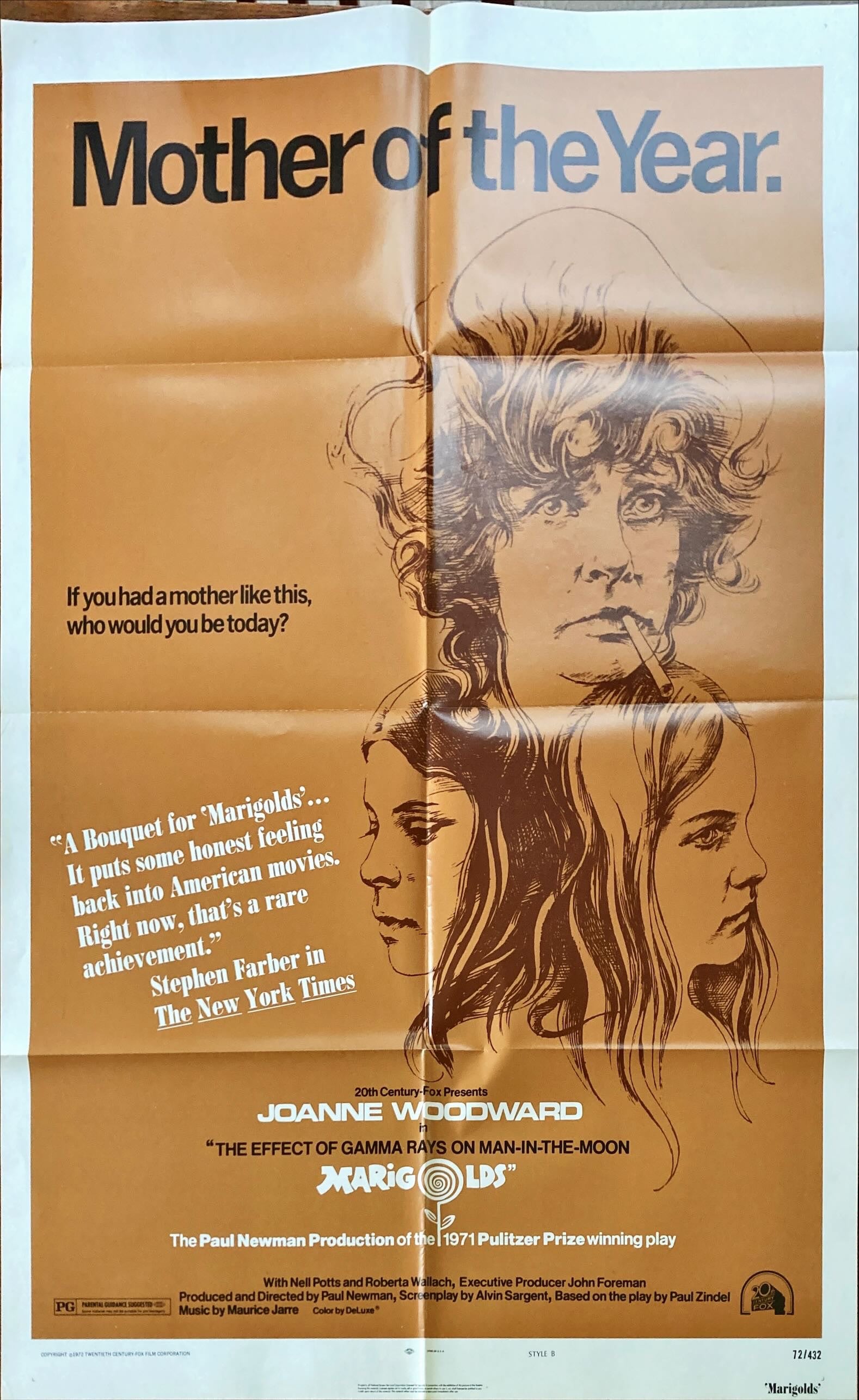 The Effect of Gamma Rays on Man-in-the-Moon Marigolds,  style B 1sh '72