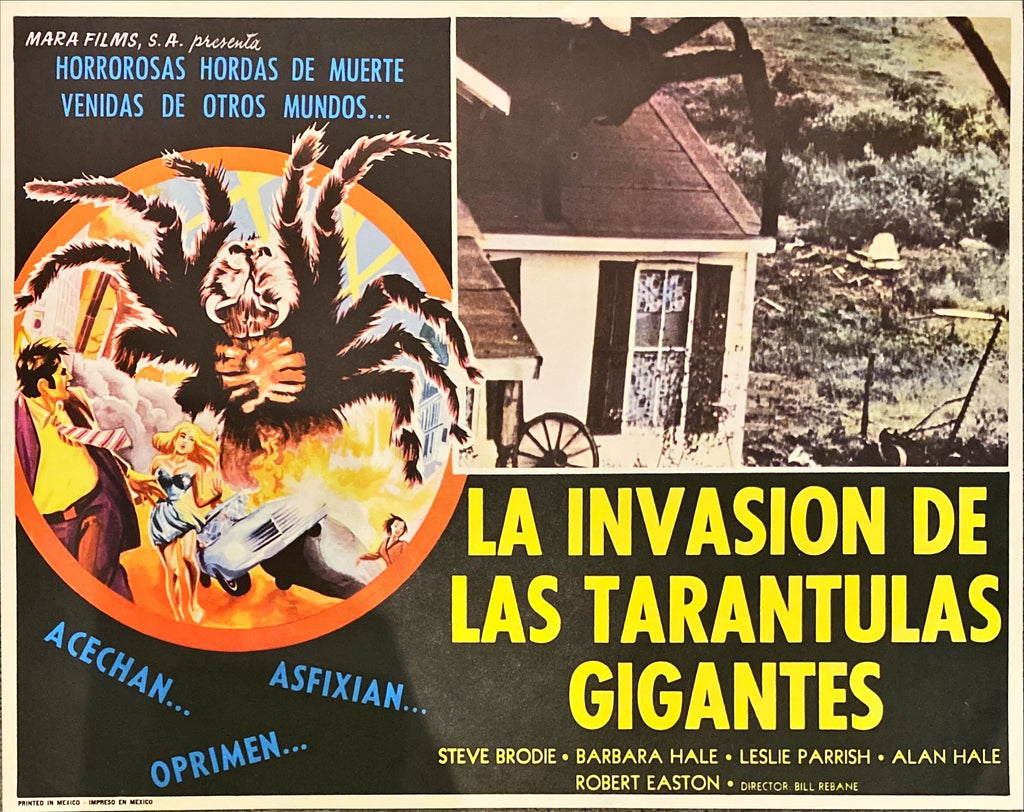 Invasion de las Tarantulas Gigantes 3x Lobby Cards - MX