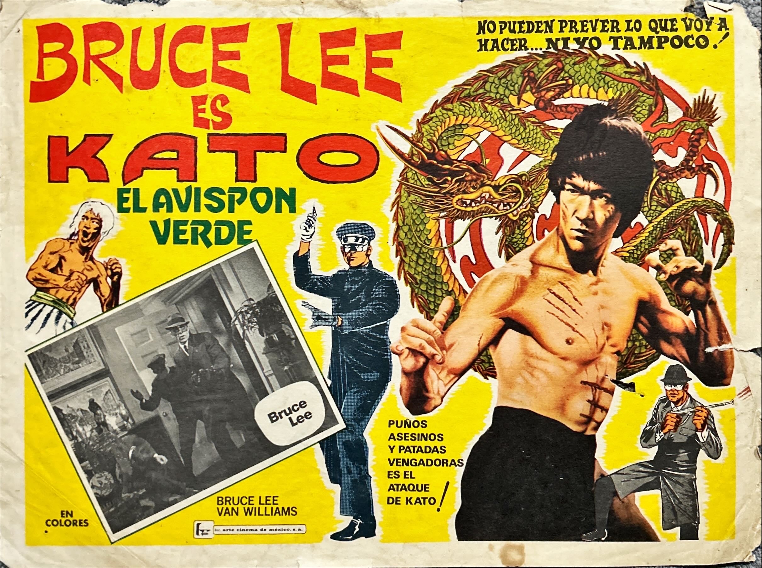 Martial Arts original spanish poster and lobby cards bundle