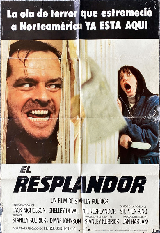 957 SHINING Argentinean movie poster &