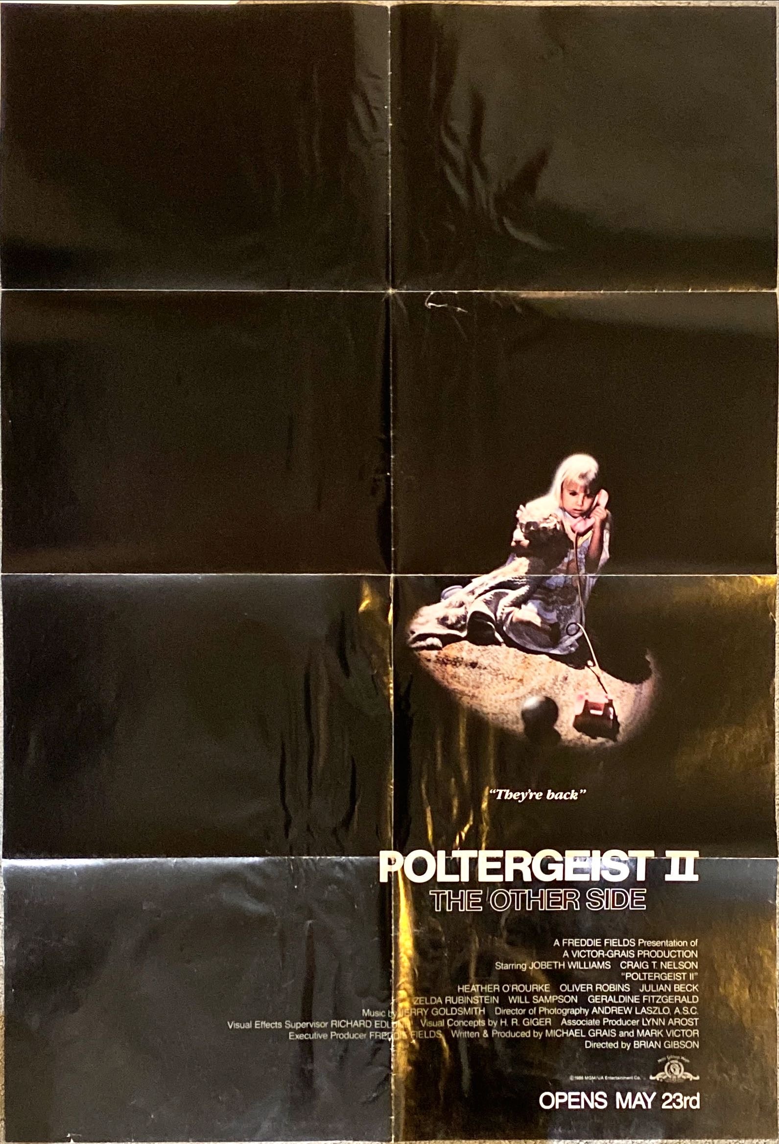 Poltergeist 2: The Other Side, 1sh 1986 Heather O'Rourke