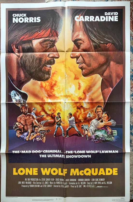 Lone Wolf McQuade (1983) One Sheet Movie Poster - Chuck Norris