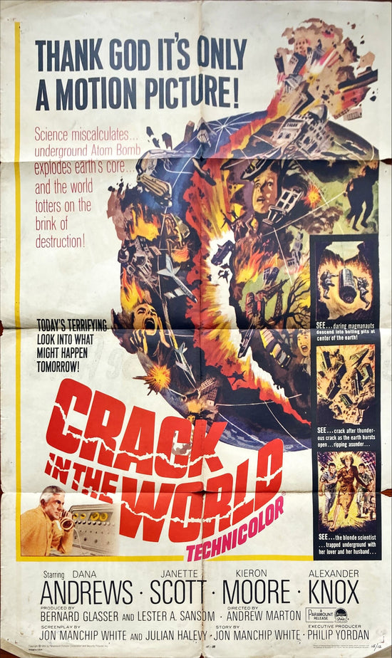 Crack in the World, 1sh 1965