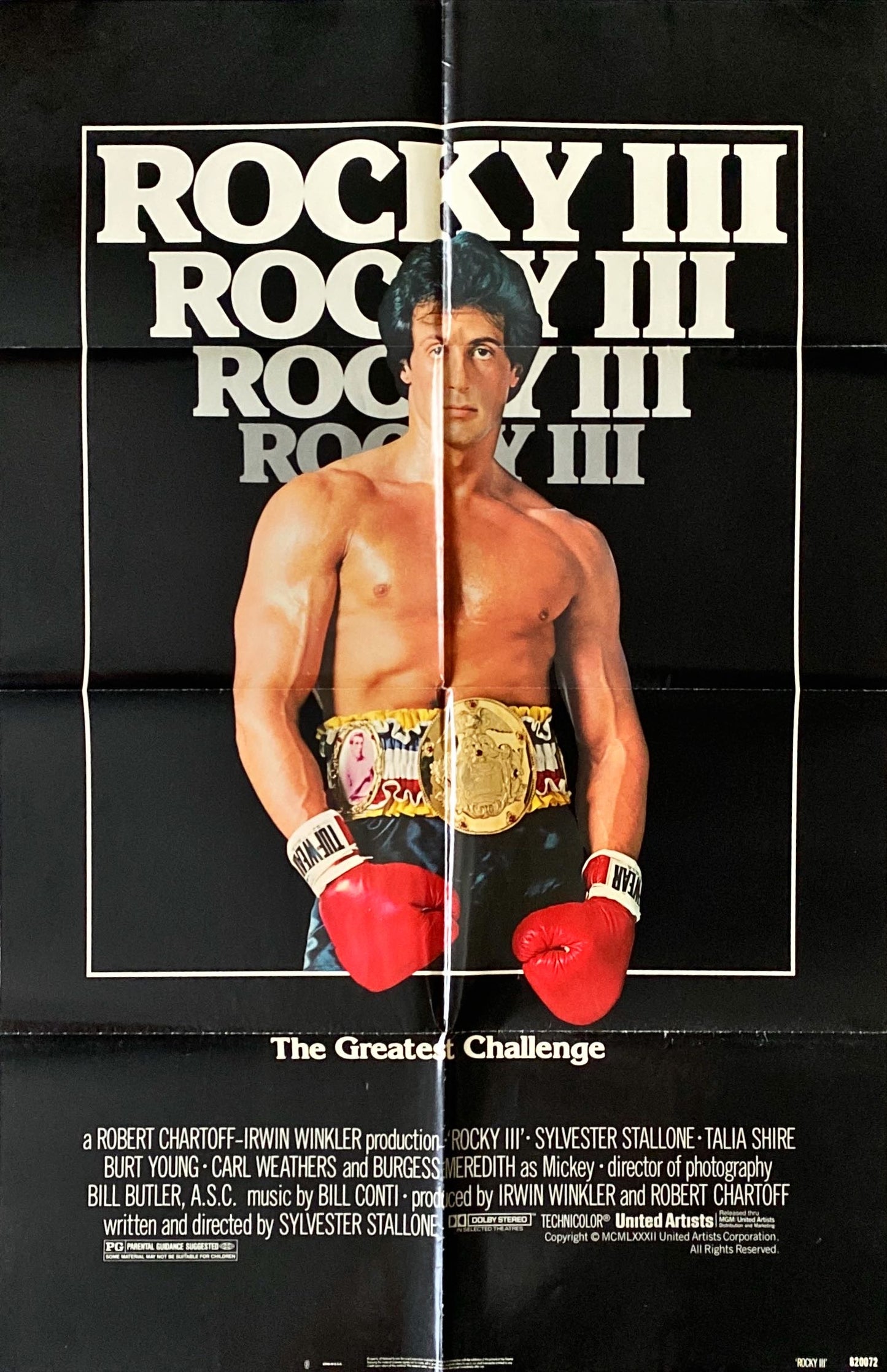 Rocky III (1982) One Sheet Movie Poster