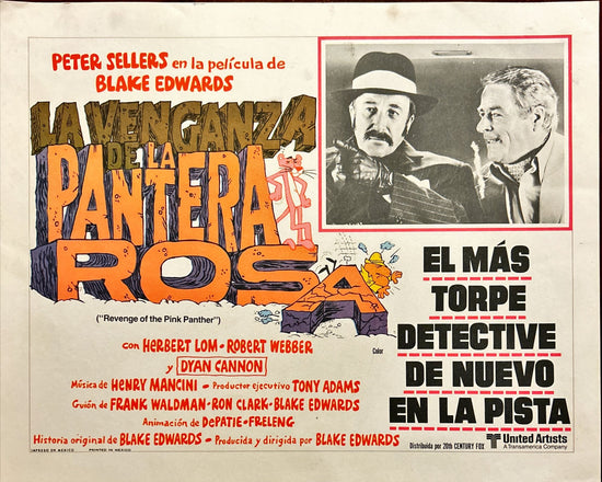 Revenge of the Pink Panther (1978) Original Mexican Lobby Card set X5