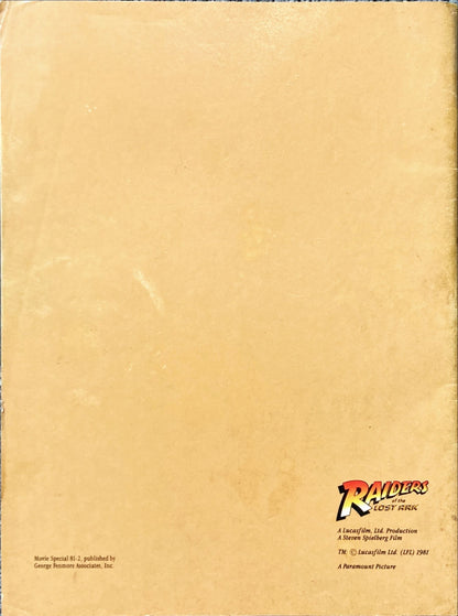 Raiders of the Lost Ark (1981)  - Souvenir Book