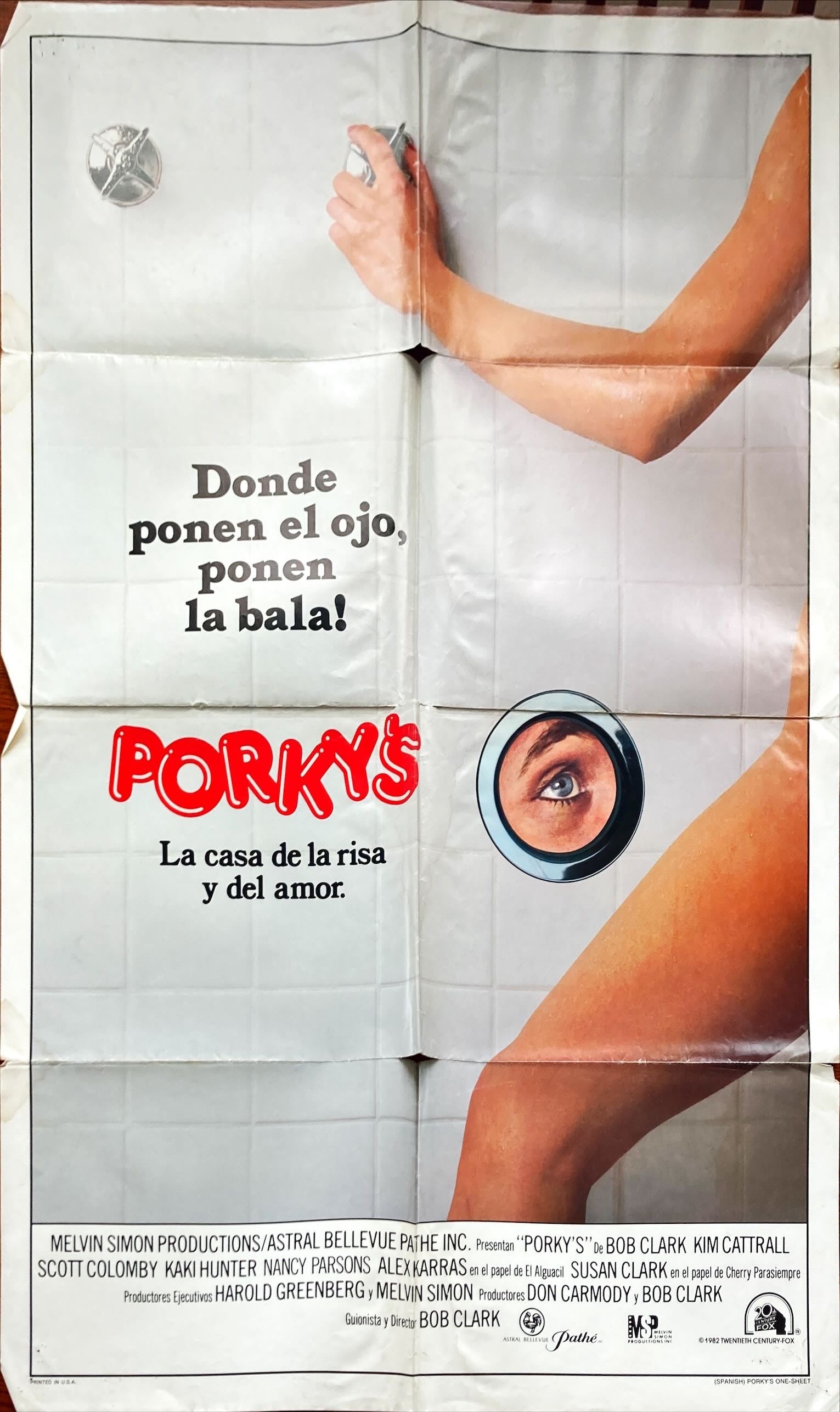 Porky's,  spanish language 1sh 1982 Bob Clark teenage sex classic