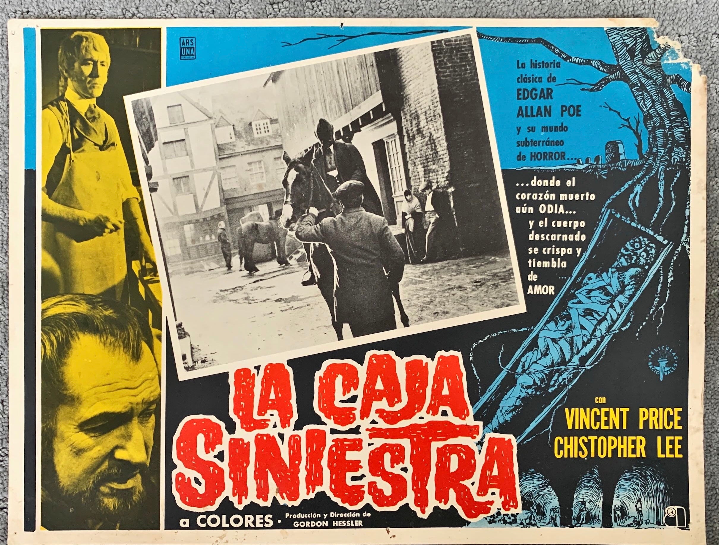 (391) The Oblong Box Mexican lobby card