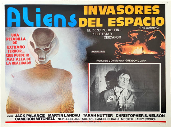 Aliens invasores del espacio Mexican lobby card