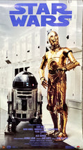 #SW-14 STAR WARS 2-sided 20x35 special poster R1997 George Lucas classic sci-fi epic, the droids