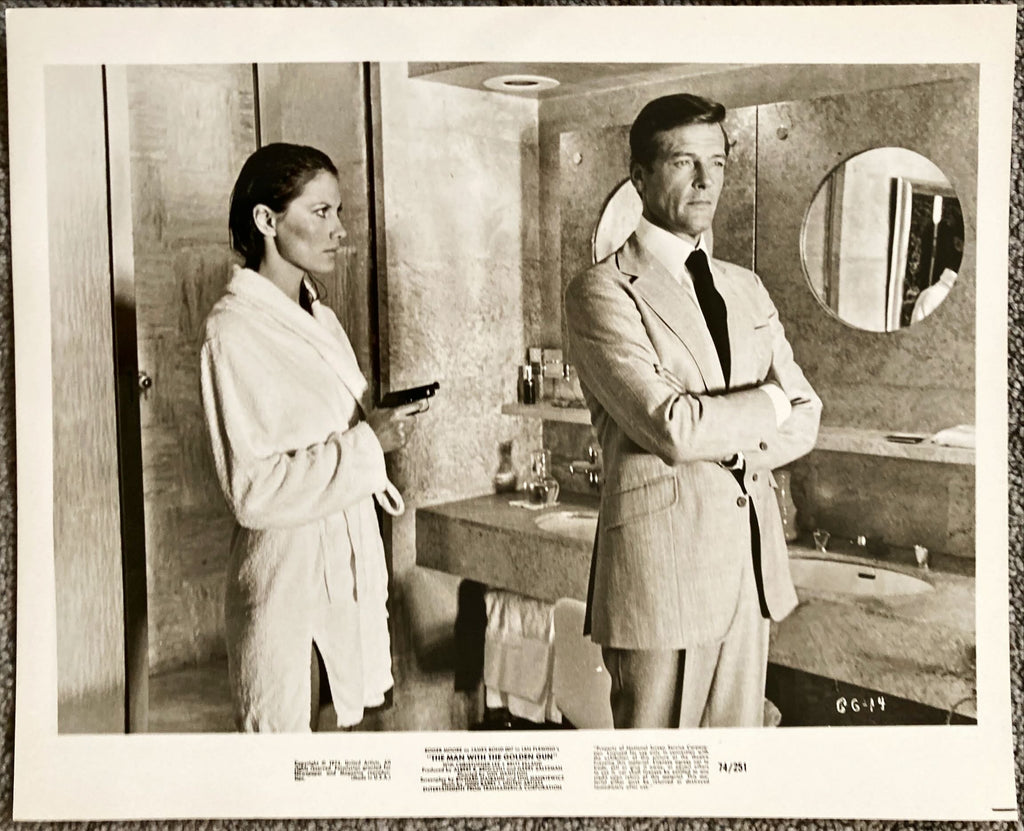 Man With the Golden Gun (1974) 3x 8x10 Movie Stills - James Bond
