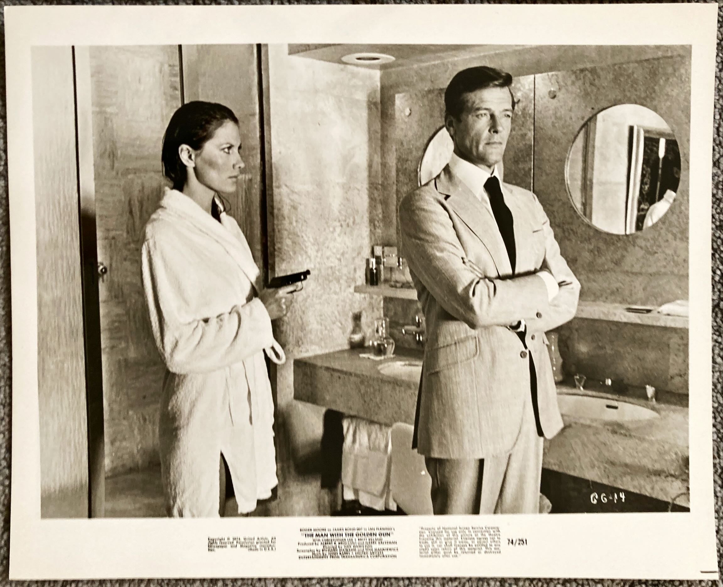 Man With the Golden Gun (1974) 3x 8x10 Movie Stills - James Bond