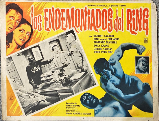 Mexican Wrestling Original Movie Lobby Cards Bundle