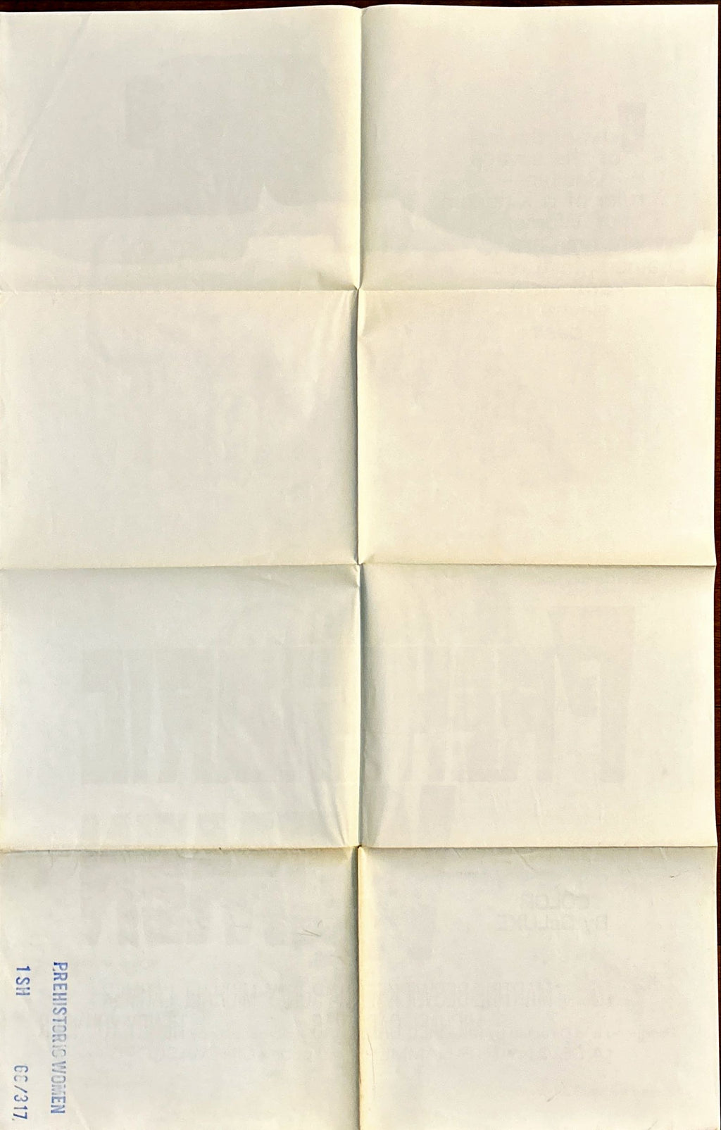 Prehistoric Women (1966) One Sheet Movie Poster - Hammer