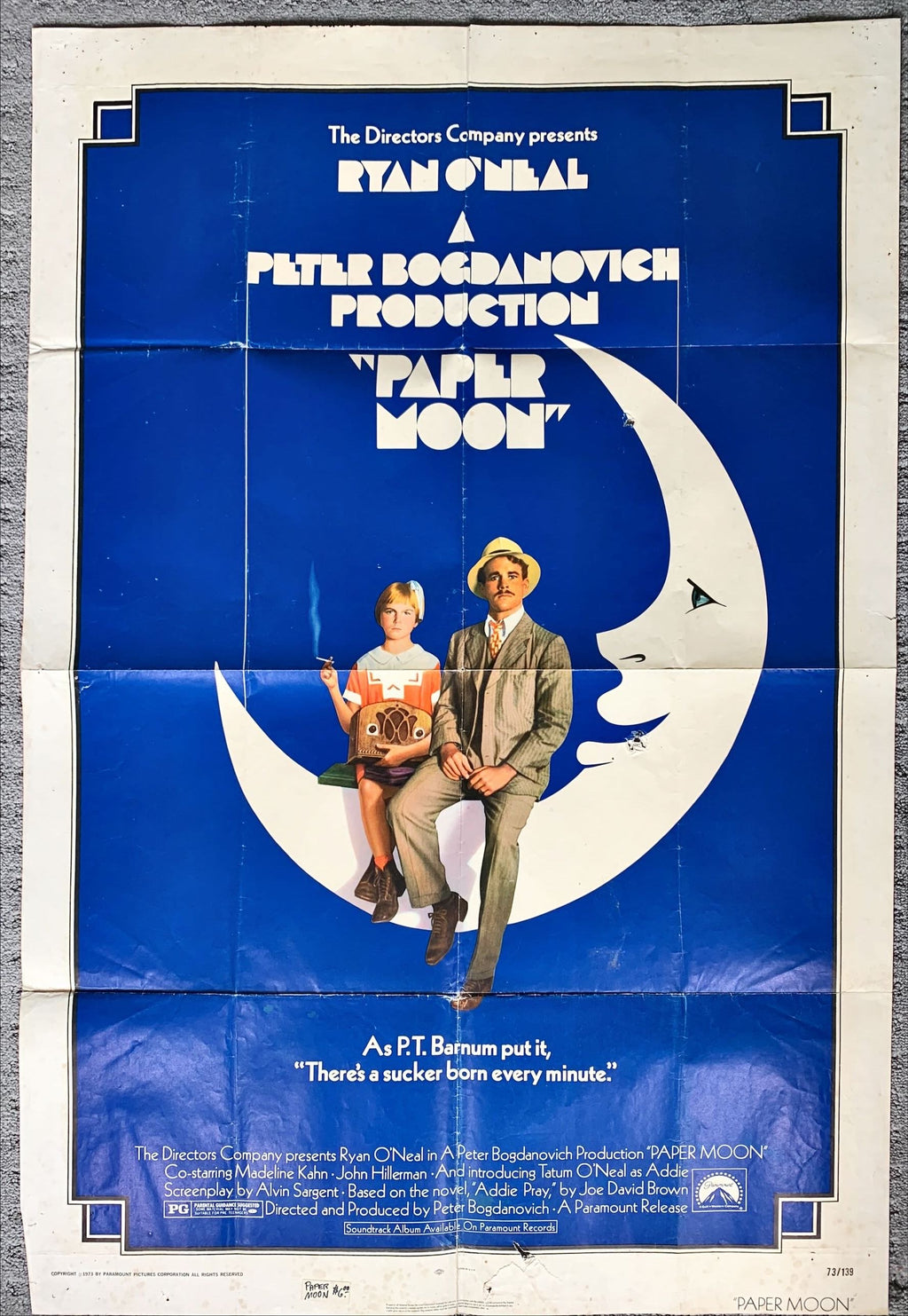 Paper Moon (1973) One Sheet Movie Poster - Tatum Oneal