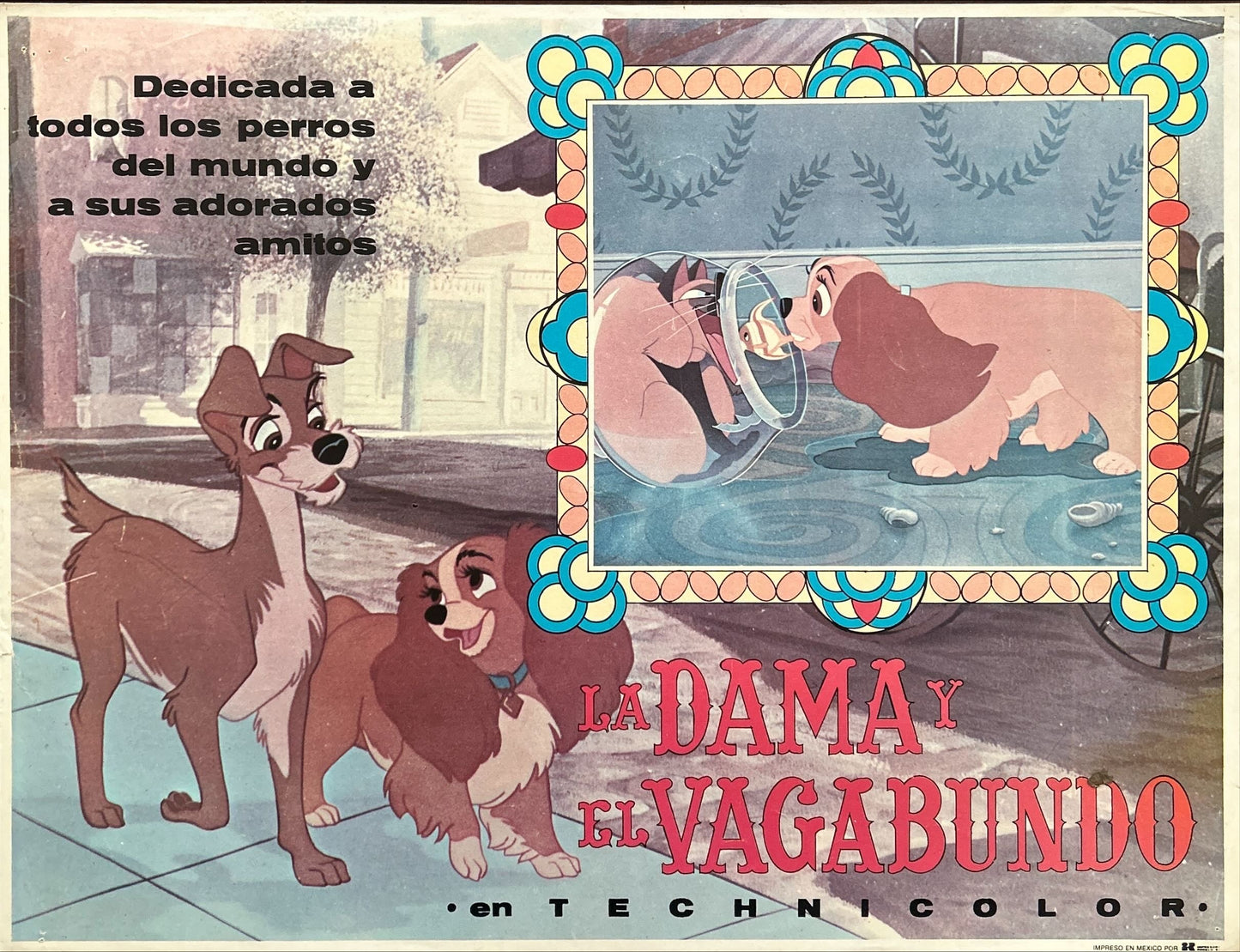 Lady & The Tramp (1955) 6x Lobby Cards - MX