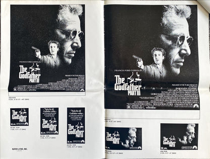 Godfather Part III - Al Pacino. Original Press Book