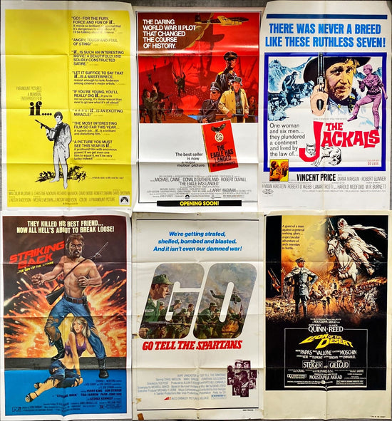 1970s-80s Action Movie Poster Bundle