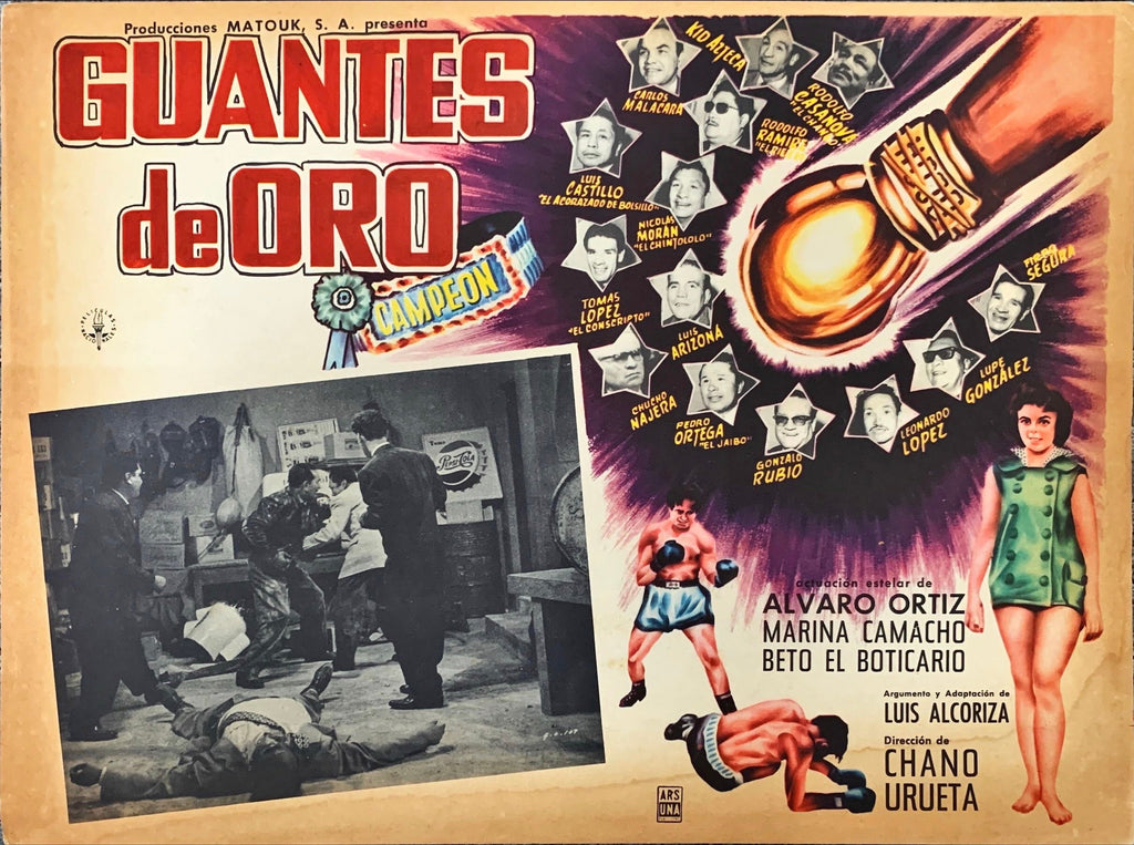 Guantes de Oro 3x Lobby Cards - MX