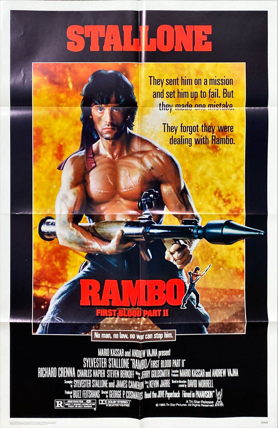 Rambo First Blood Pt 2 (1985) One Sheet Movie Poster