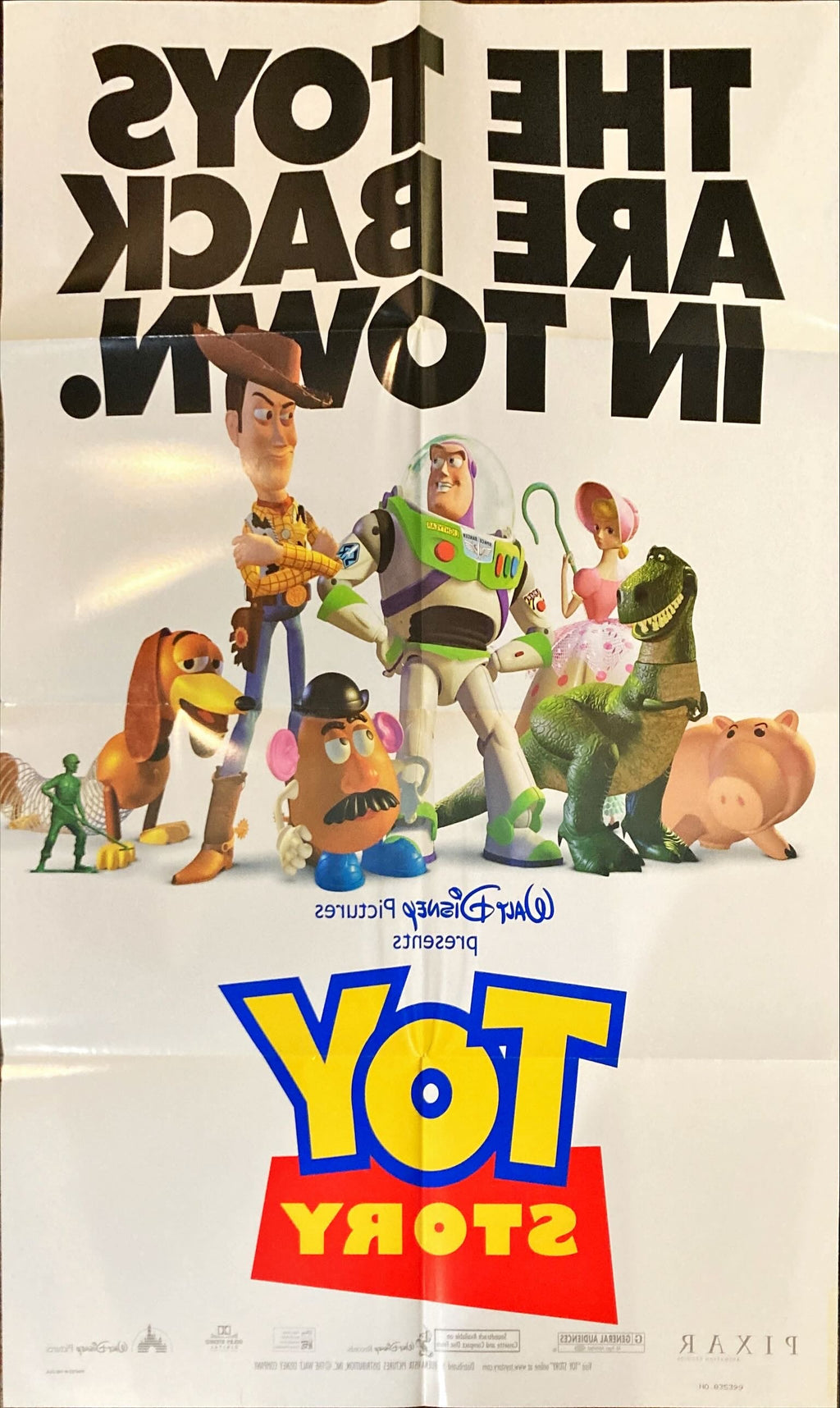 #2129 TOY STORY DS 1sh 1995 Disney & Pixar