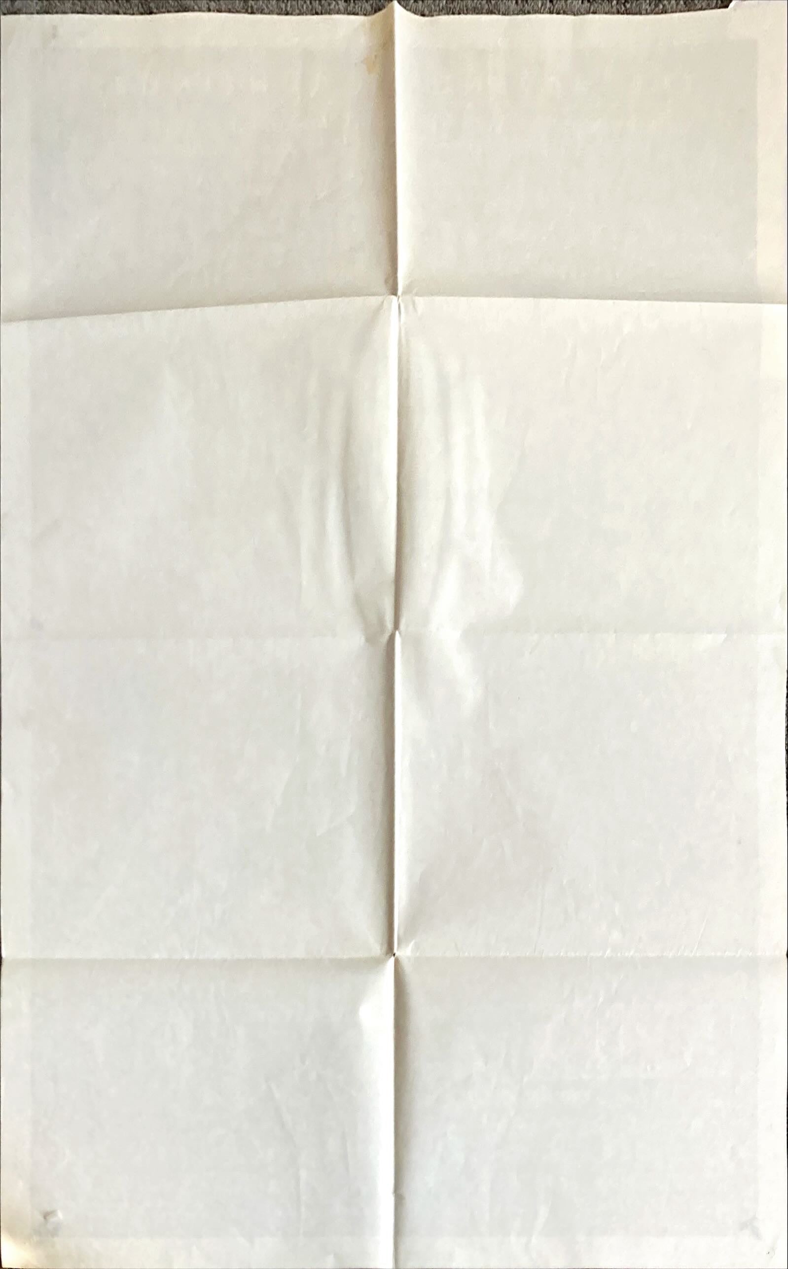 Superman II, Original Movie Poster AMAZING CONDITION 27x41