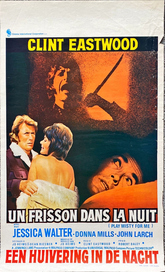 Play Misty For Me, Belgian 1971 classic Clint Eastwood