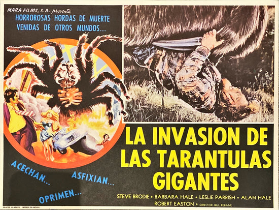 Invasion de las Tarantulas Gigantes 3x Lobby Cards - MX