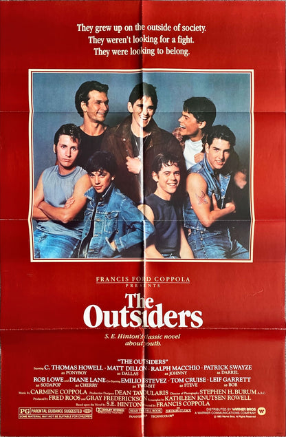 The Outsiders (1982) One Sheet Movie Poster - Coppola