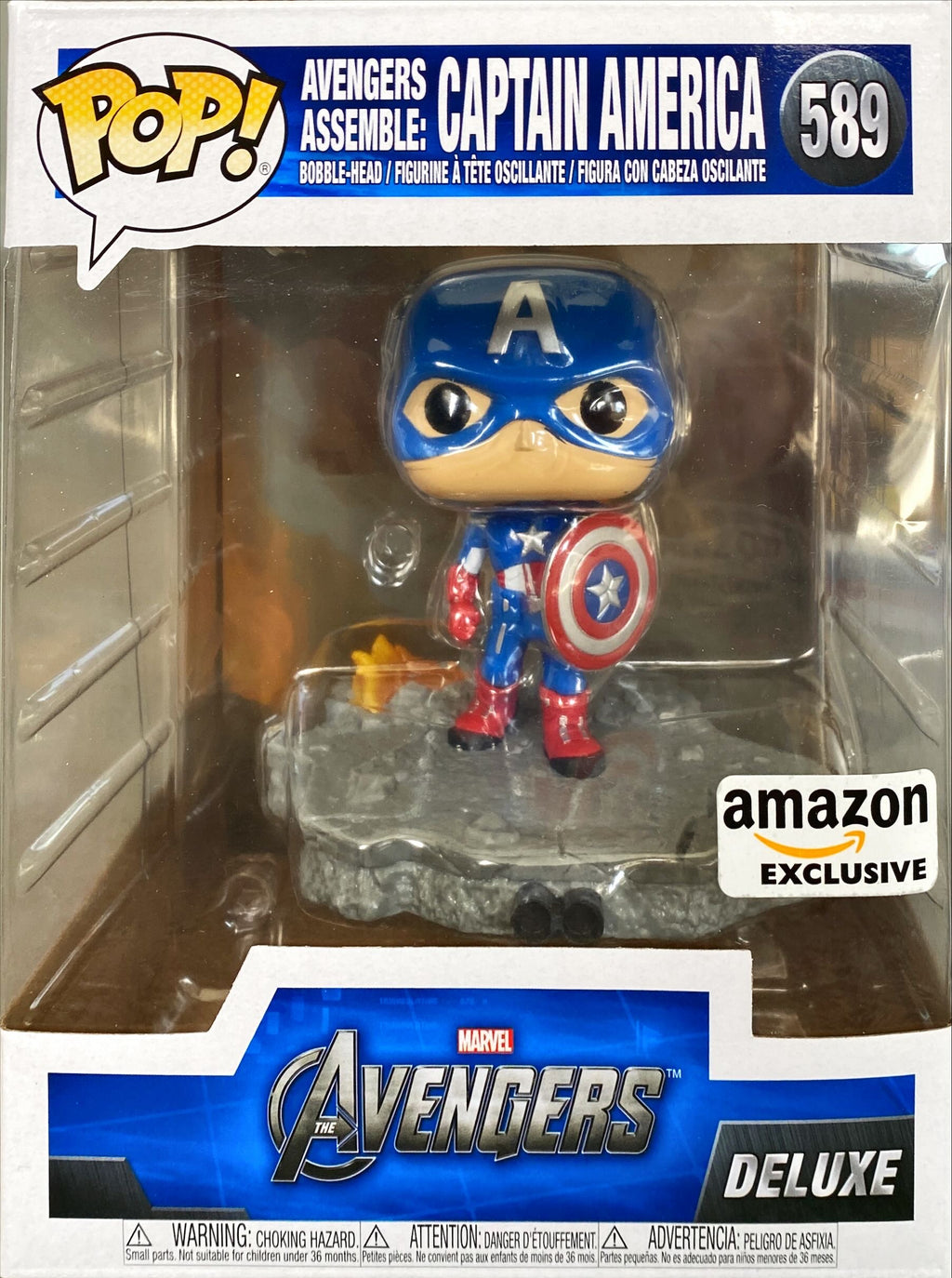 FUNKO POP! AVENGERS ASSEMBLE: CAPTAIN AMERICA #589 MARVEL AVENGERS FIGURE