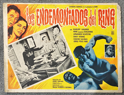 Los Endemoniados del Ring, Mexican Lobby Card