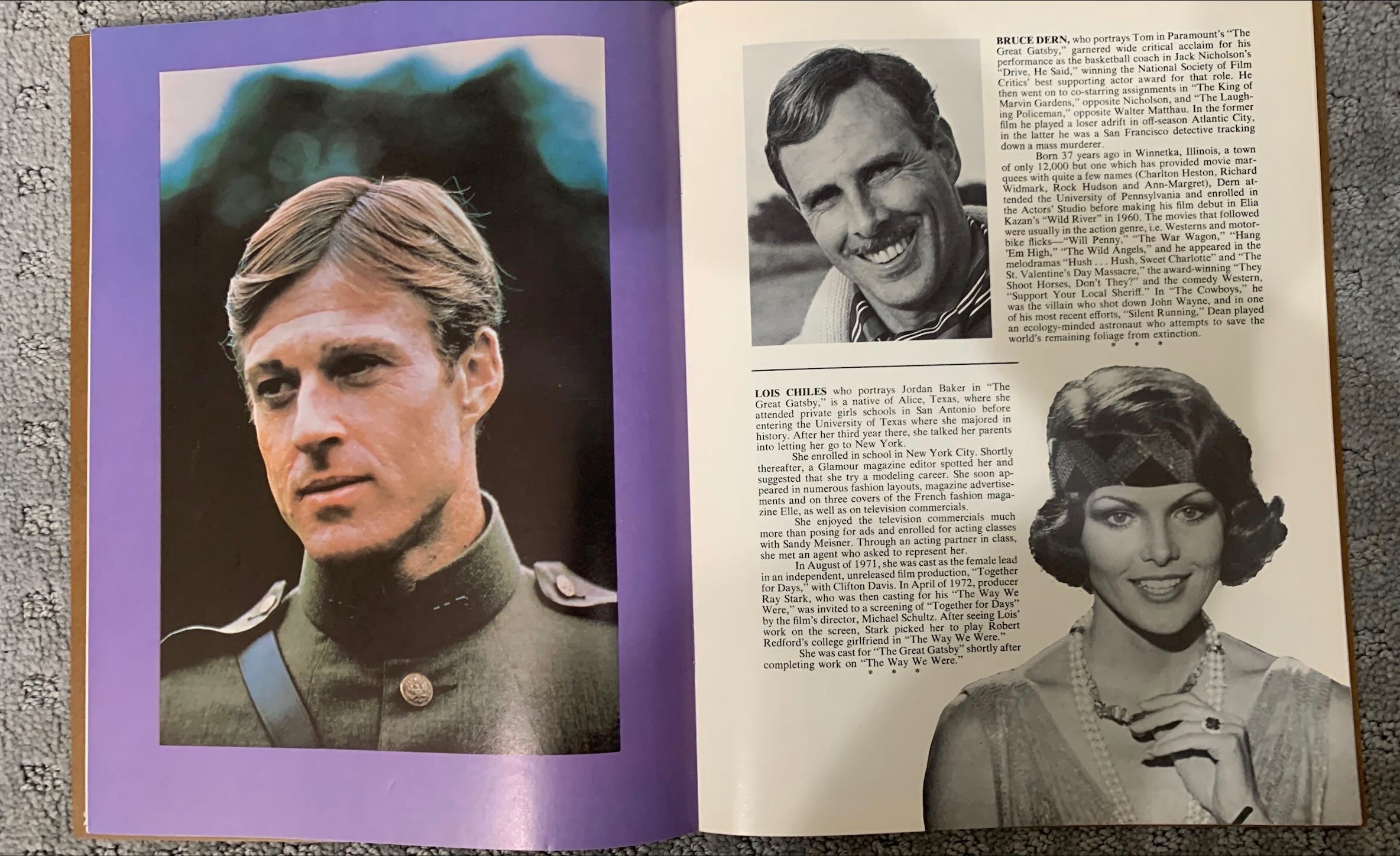 The Great Gatsby, Robert Redford original souvenir books