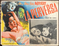 La Perversa Mexican LC '54 incredible artwork of sexy near-naked Alma Rosa Aguirre