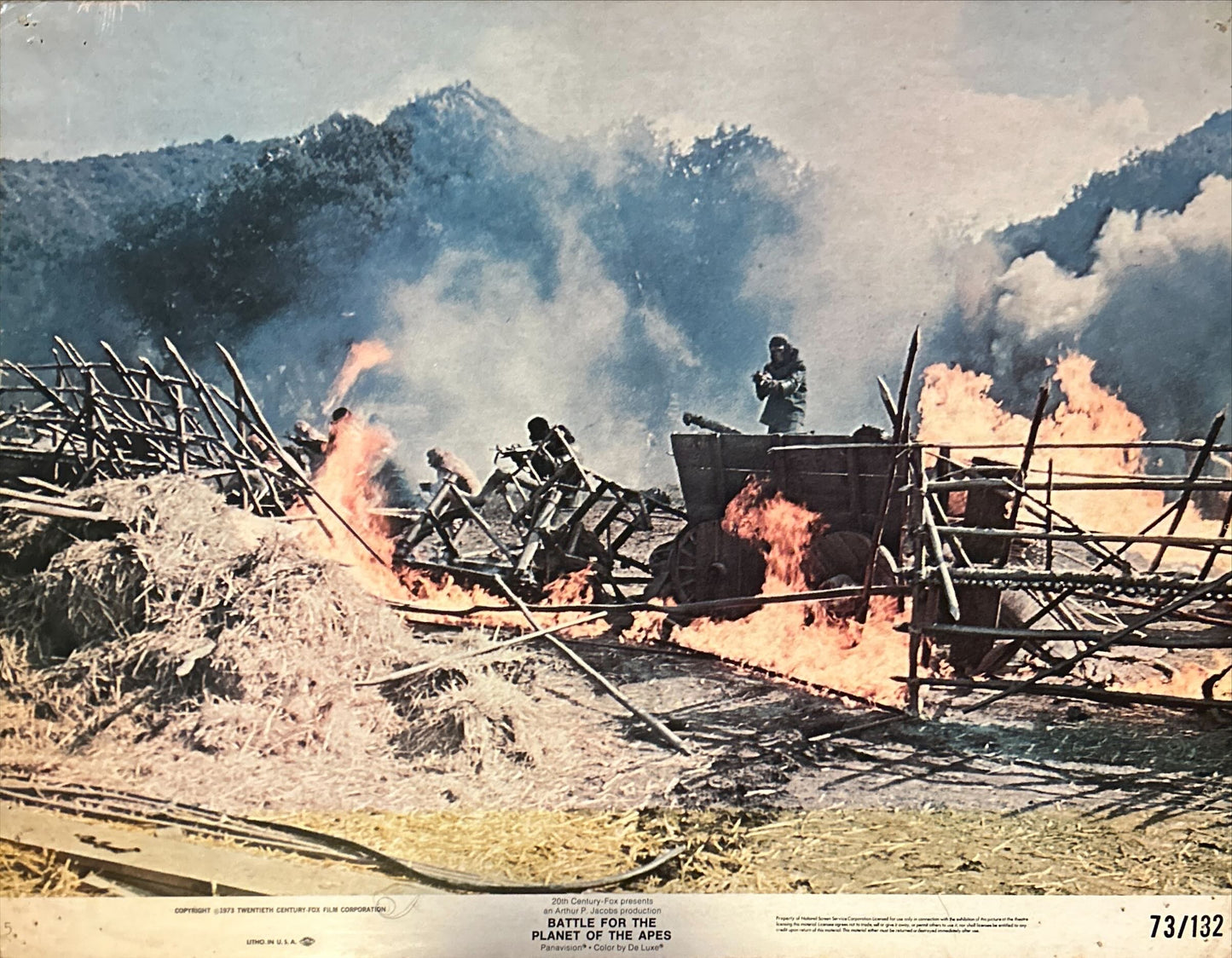 Battle for the Planet of the Apes (1973) 6x Lobby Cards - 11x14 stills