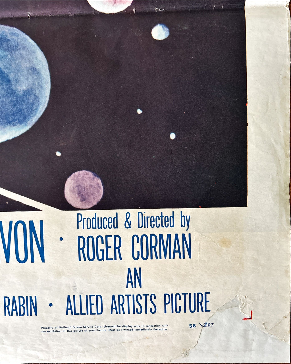 War of the Satellites (1958) One Sheet Movie Poster