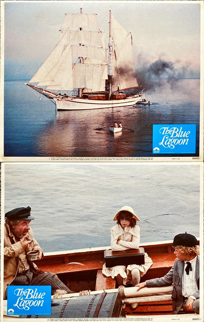Blue Lagoon (1980) 4x Lobby Cards - Brooke Shields
