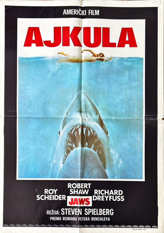 Jaws (1975) One Sheet Movie Poster - YUGO