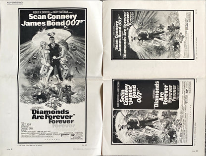 Diamonds Are Forever (1971) Pressbook - Bundle