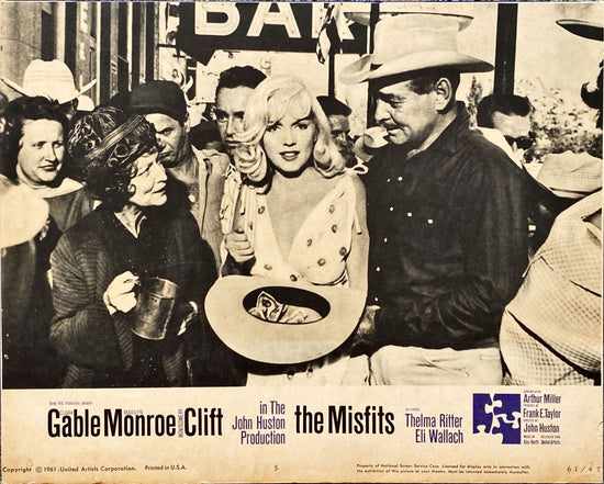 Misfits (1961) 3x Lobby Cards