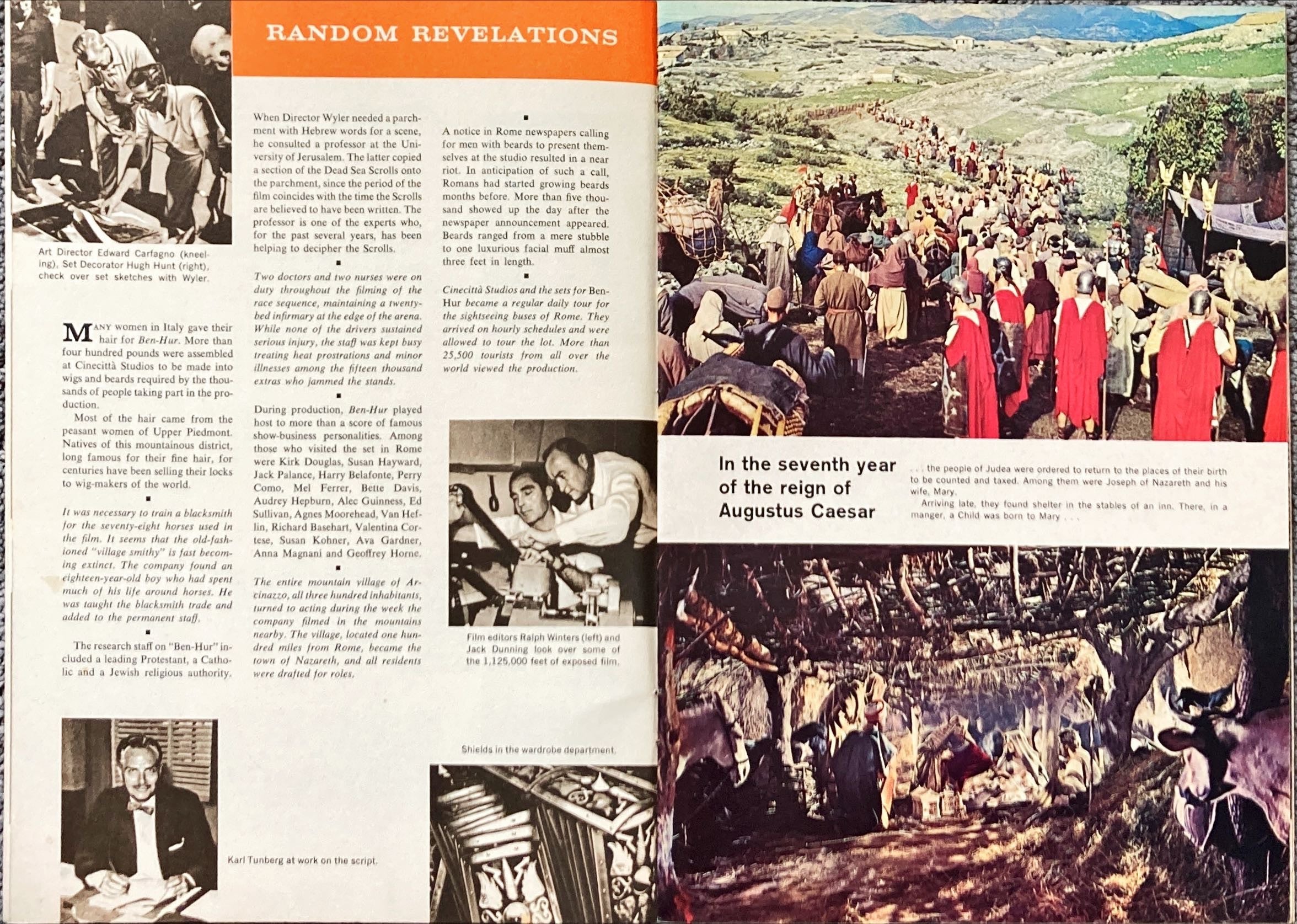 Ben Hur (1960) - Hardcover Souvenir Book