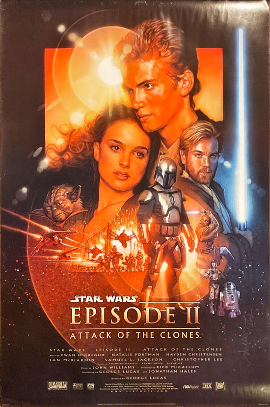 Star Wars: Attack of the Clones (2002) Original One Sheet Movie Poster - Style B