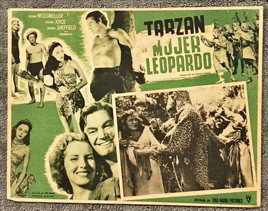 Tarzan and the Leopard Woman,  Mexican LC R50s Johnny Weissmuller