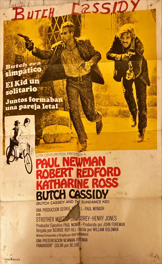 Butch Cassidy and the Sundance Kid (1969) One Sheet Movie Poster