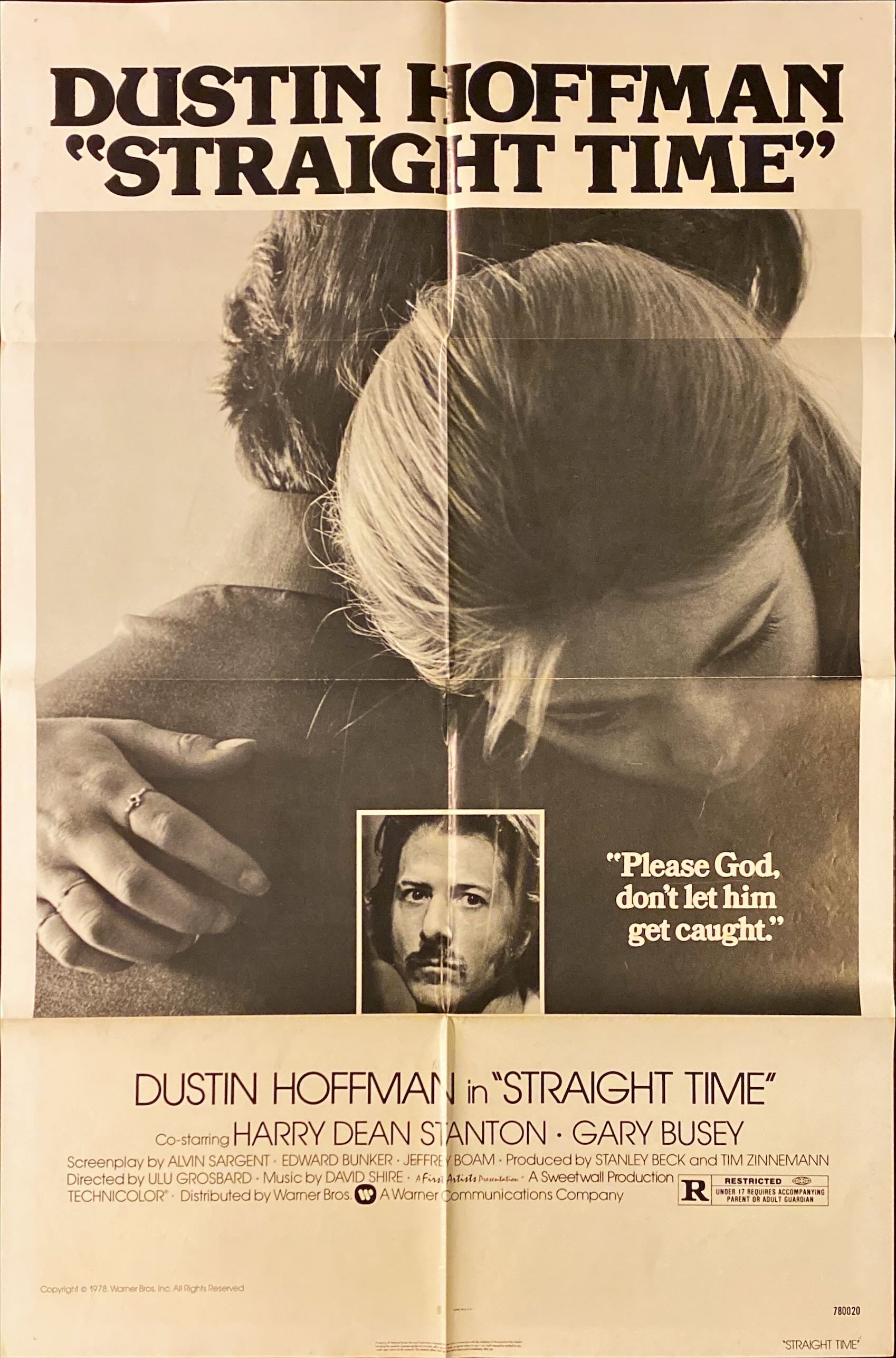 Straight Time, 1sh 1978 Dustin Hoffman