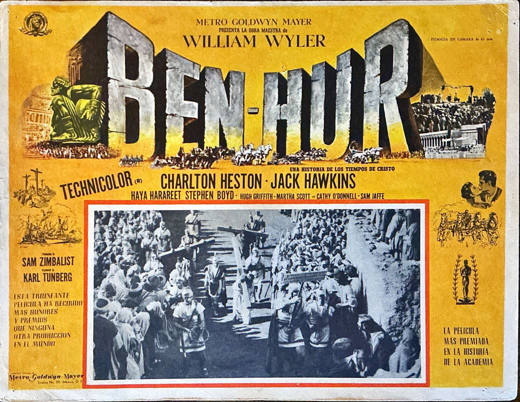 Ben Hur 2x Lobby Cards - R'60, MX