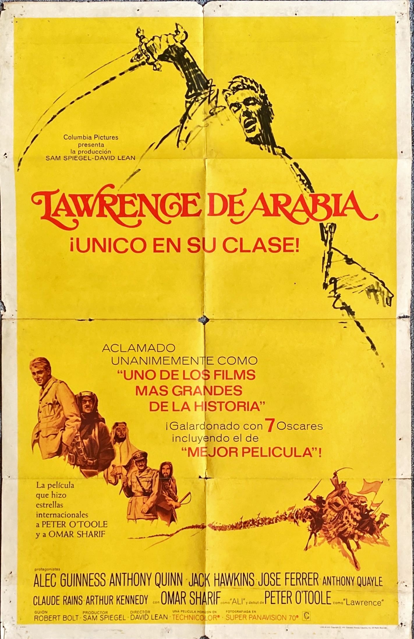 Lawrence of Arabia (1962) One Sheet Movie Poster - INTL - R'71