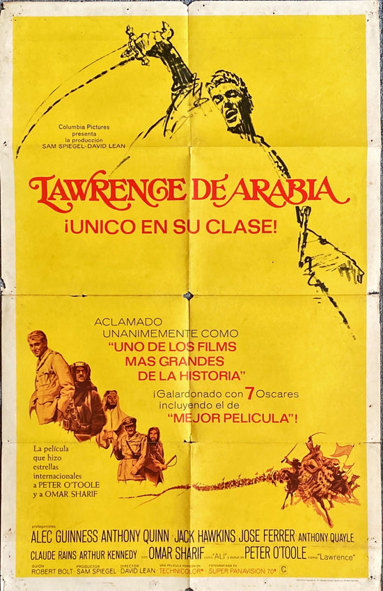 Lawrence of Arabia (1962) One Sheet Movie Poster - INTL - R&